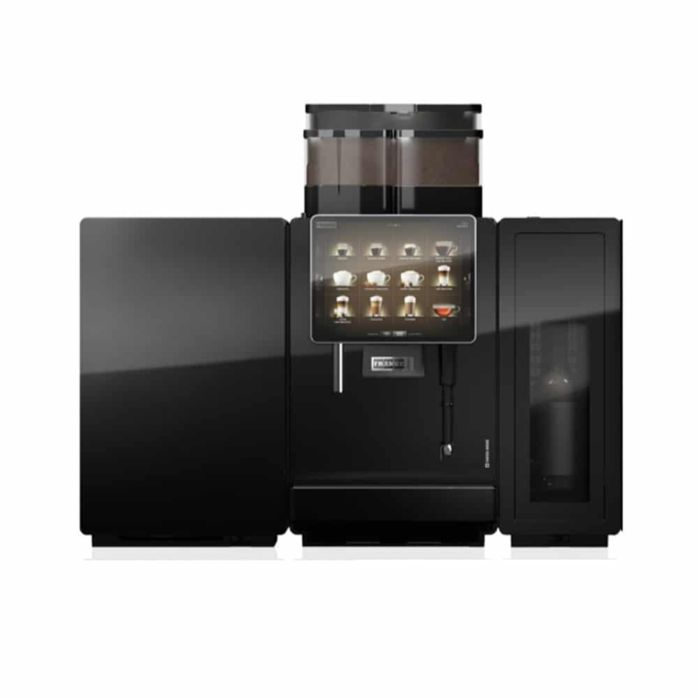 Franke A800 bean to cup coffee machine with fridge
