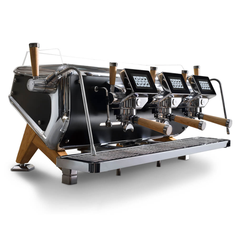 Astoria Storm Traditional Commercial Espresso Machine 3 Group Angled