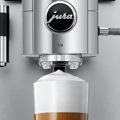 Jura X10 bean to cup coffee machine aesthetics